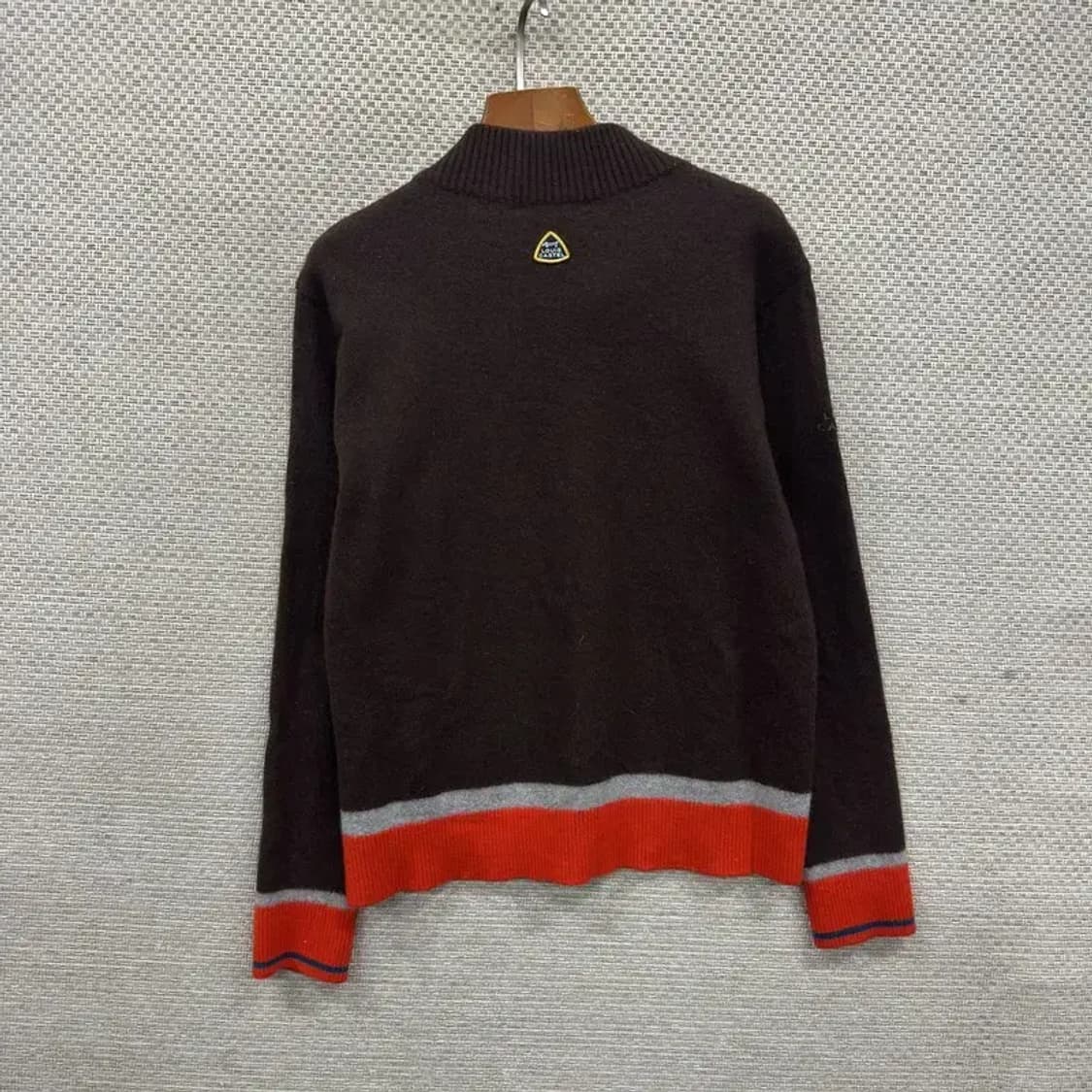 루이까스텔 골프 자수로고 반집업 울 니트 스웨터 105 A02950 상품이미지2