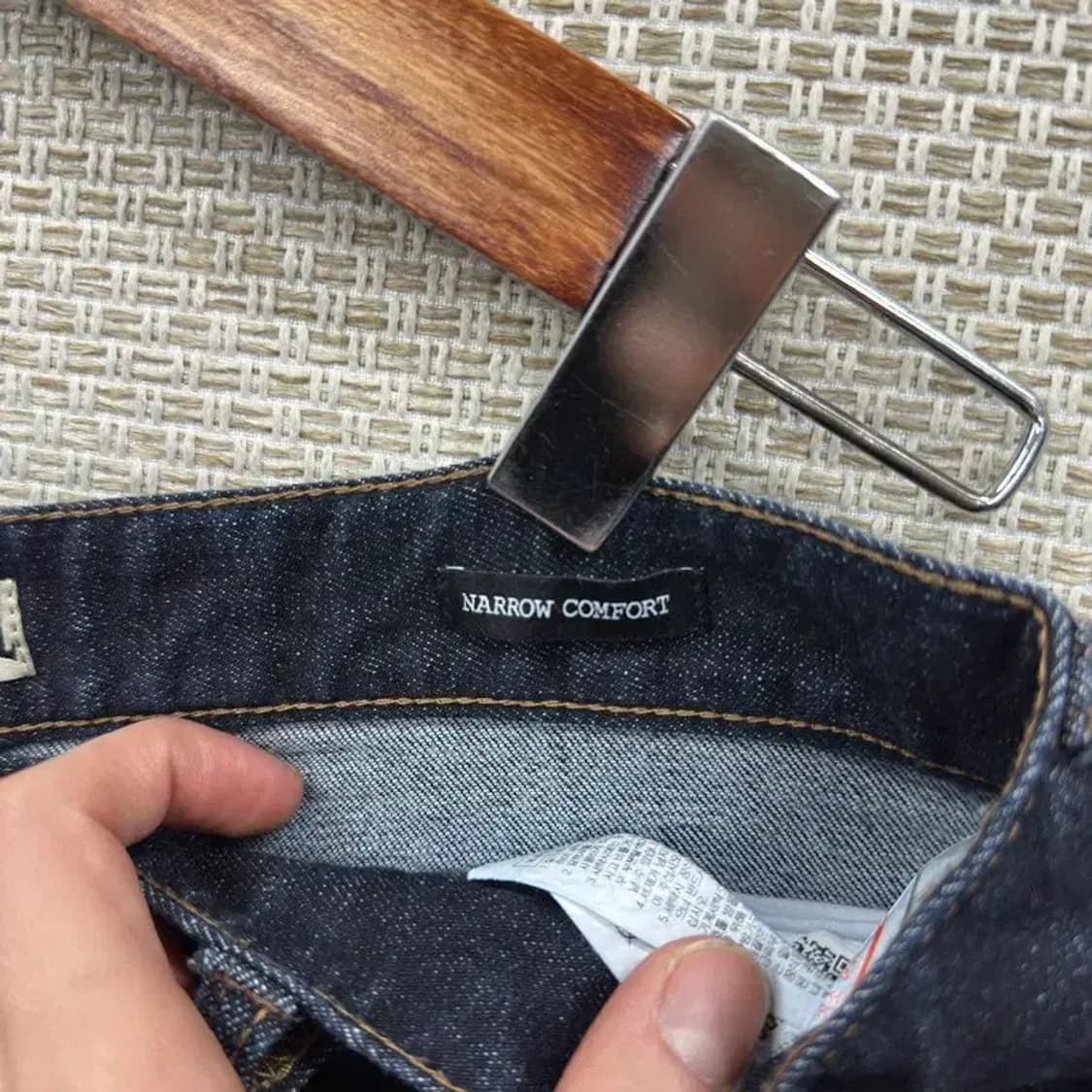 에비수 캐주얼 스판 데님 청바지 32인치 A02957 상품이미지4