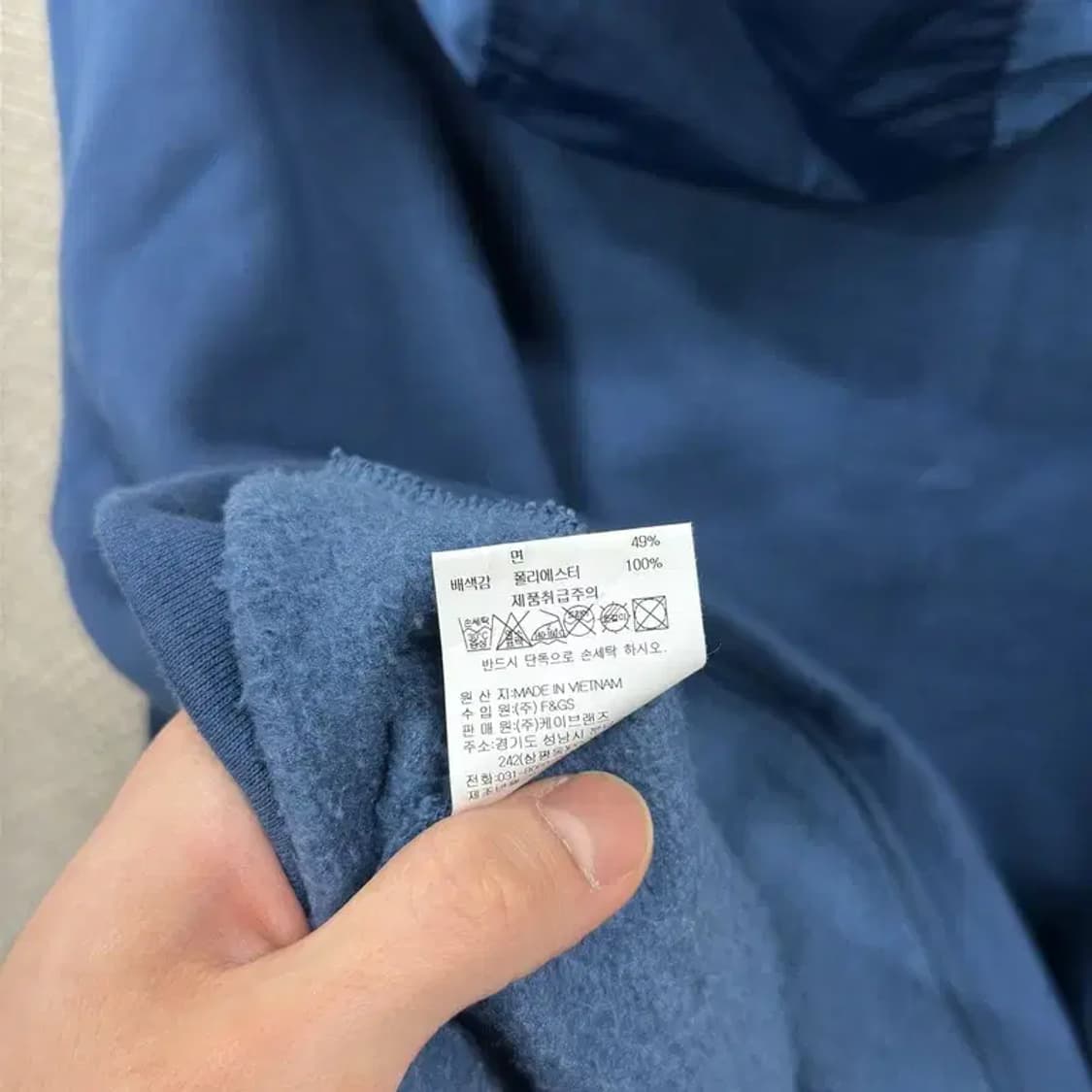 GU 캐주얼 반집업 약기모 후드티 100 A02932 상품이미지5