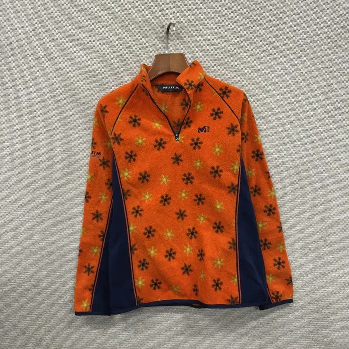 밀레 아웃도어 자수로고 반집업 후리스 M A02941 상품이미지1