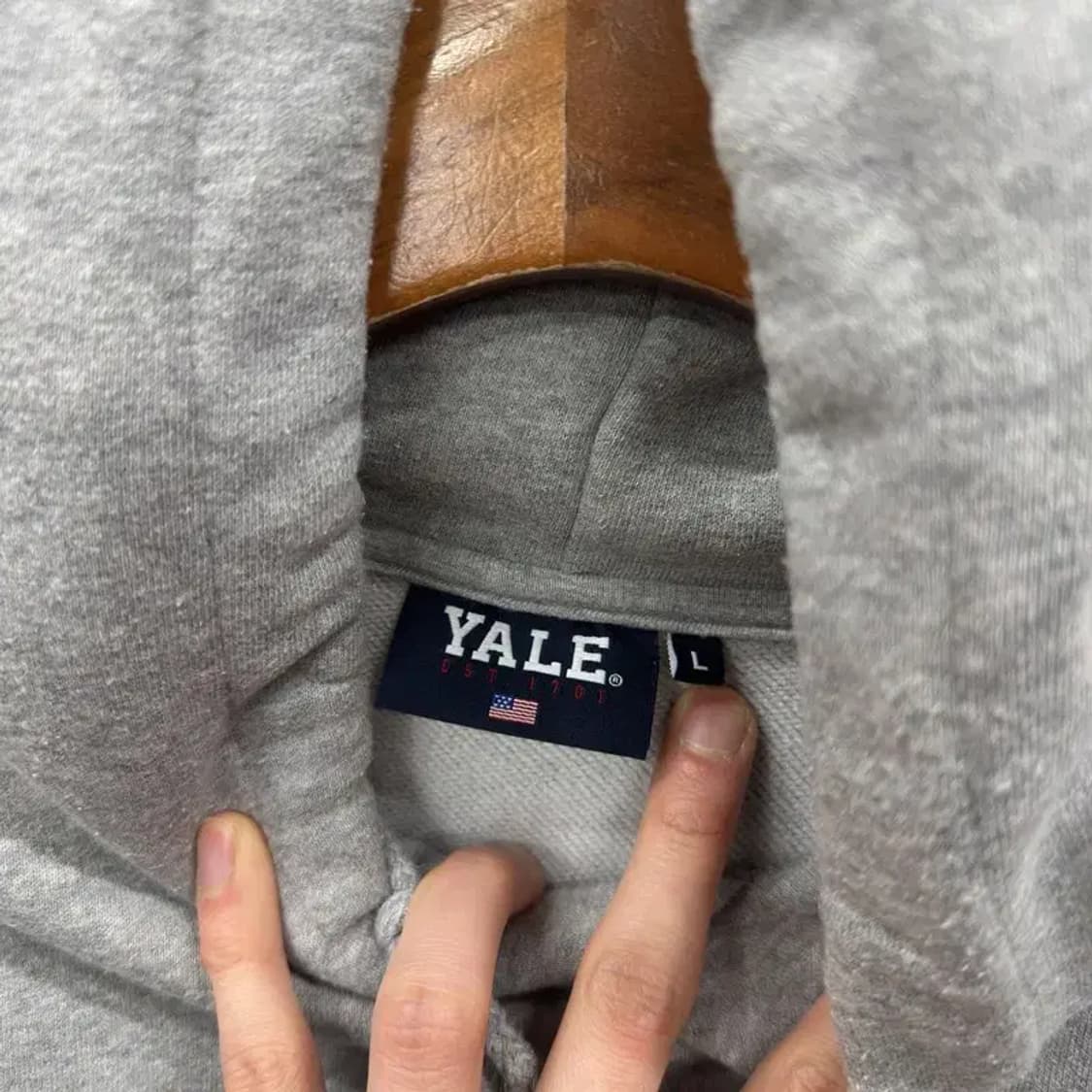 예일 캐주얼 빅자수로고 후드티 L A02949 상품이미지3