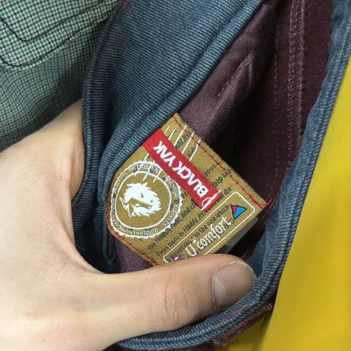 블랙야크 아웃도어 자수로고 카고 약기모 등산 바지 36인치 A02962 상품이미지5