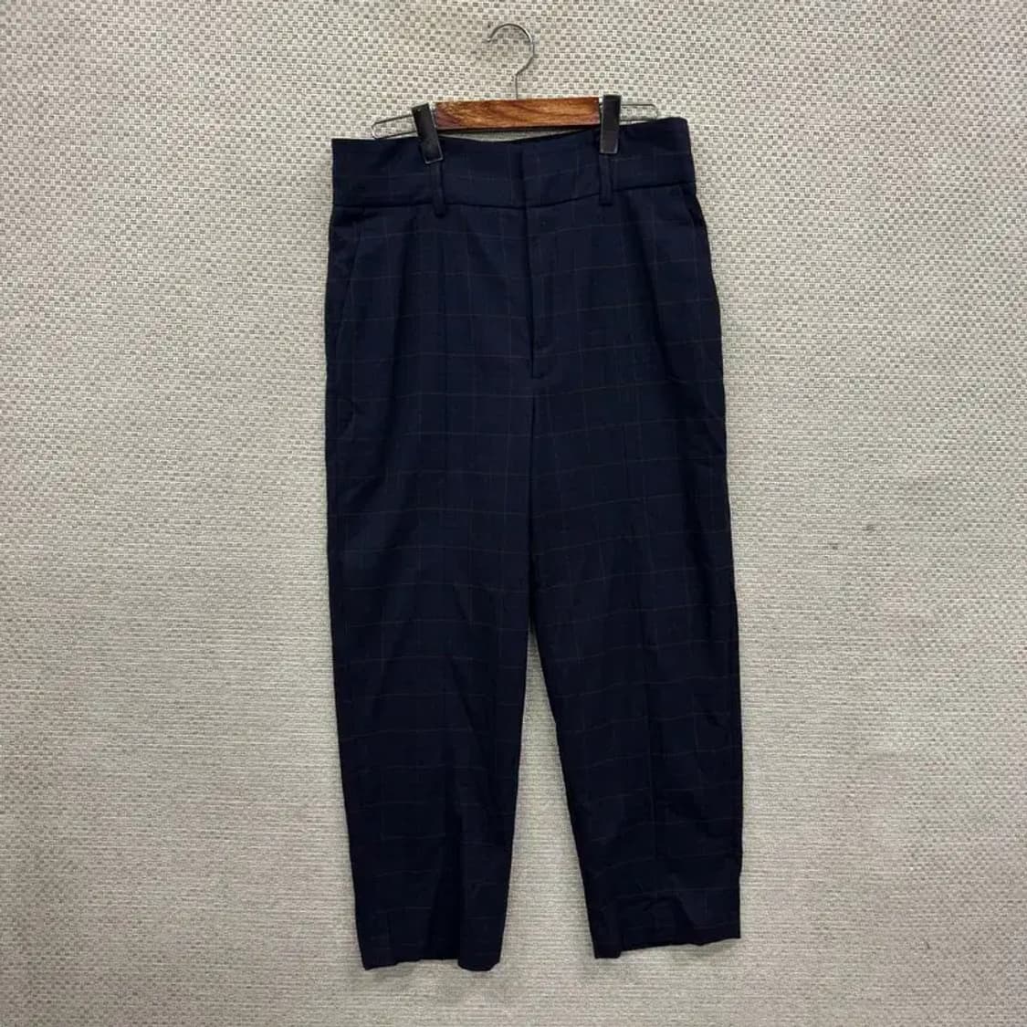 자라 ZARA 캐주얼 체크 바지 L A03034 상품이미지1