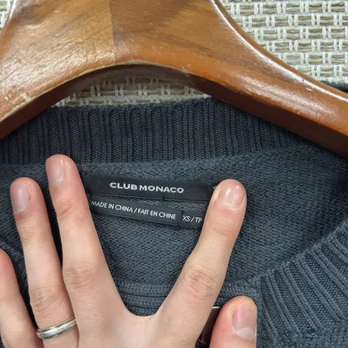 클럽모나코 클래식 멀티버튼 울 니트 가디건 XS A03019 상품이미지3