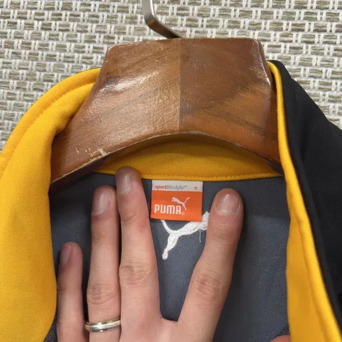 푸마 캐주얼 자수로고 트랙탑 져지 집업 S A03025 상품이미지3