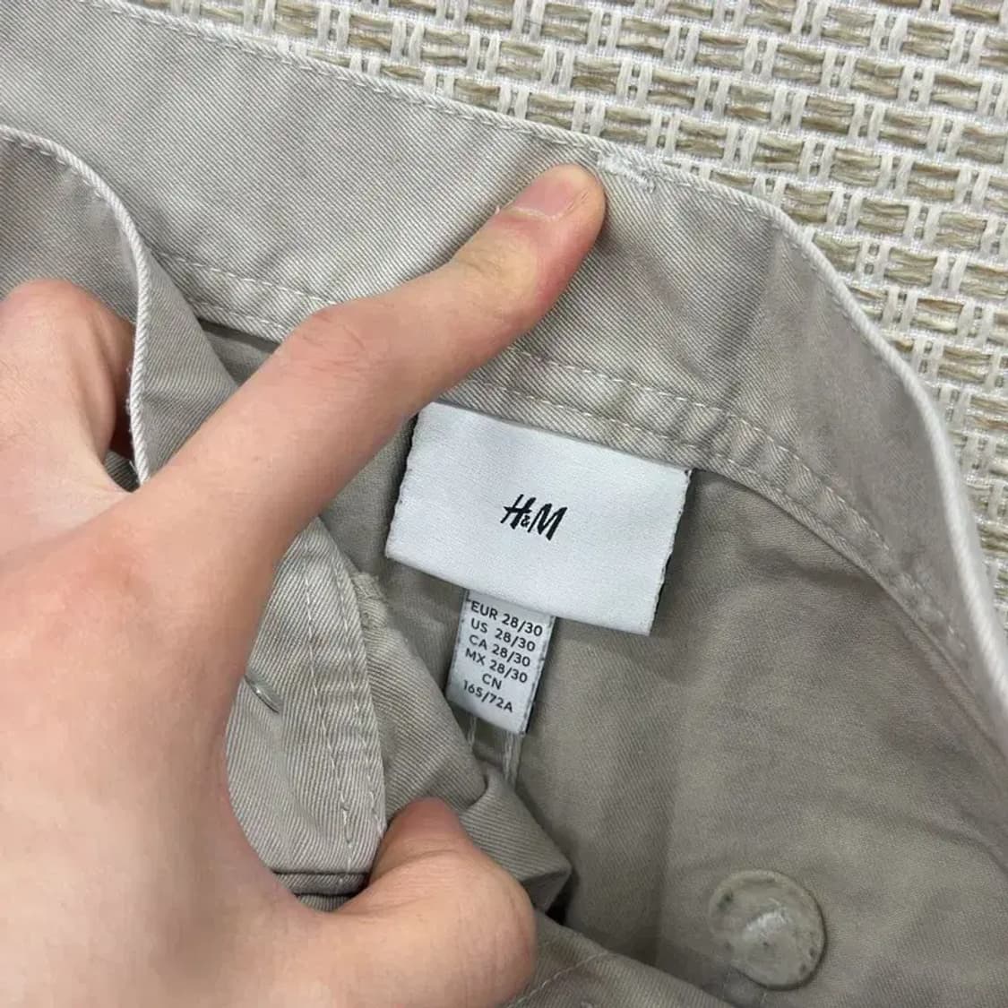 에이치앤엠 스트릿 카펜터 카고 코튼팬츠 28인치 A03037 상품이미지3