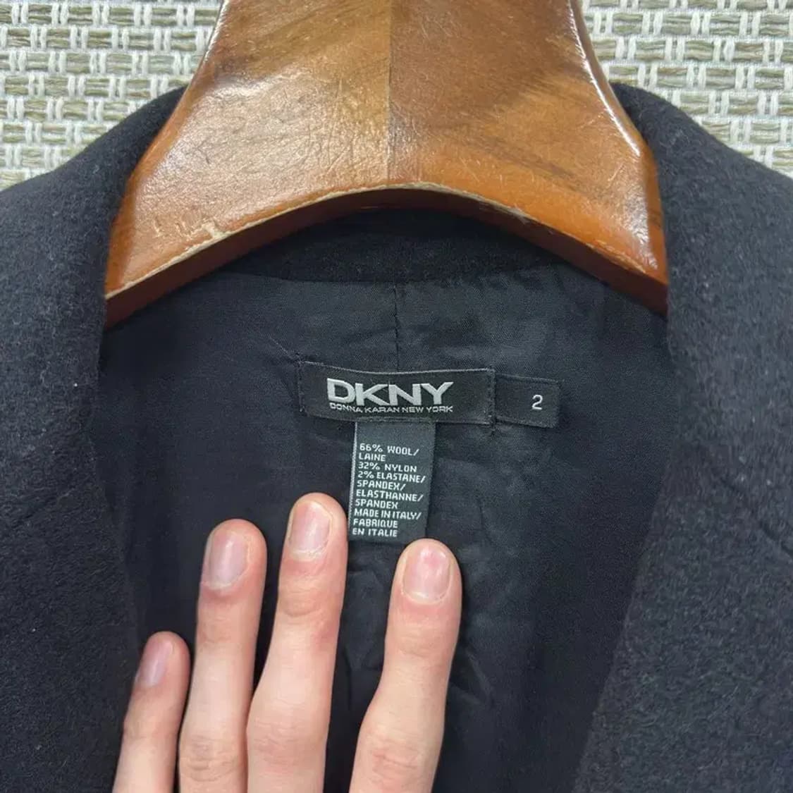 도나카란뉴욕 DKNY 캐주얼 울 블레이저 자켓 2 A03026 상품이미지3