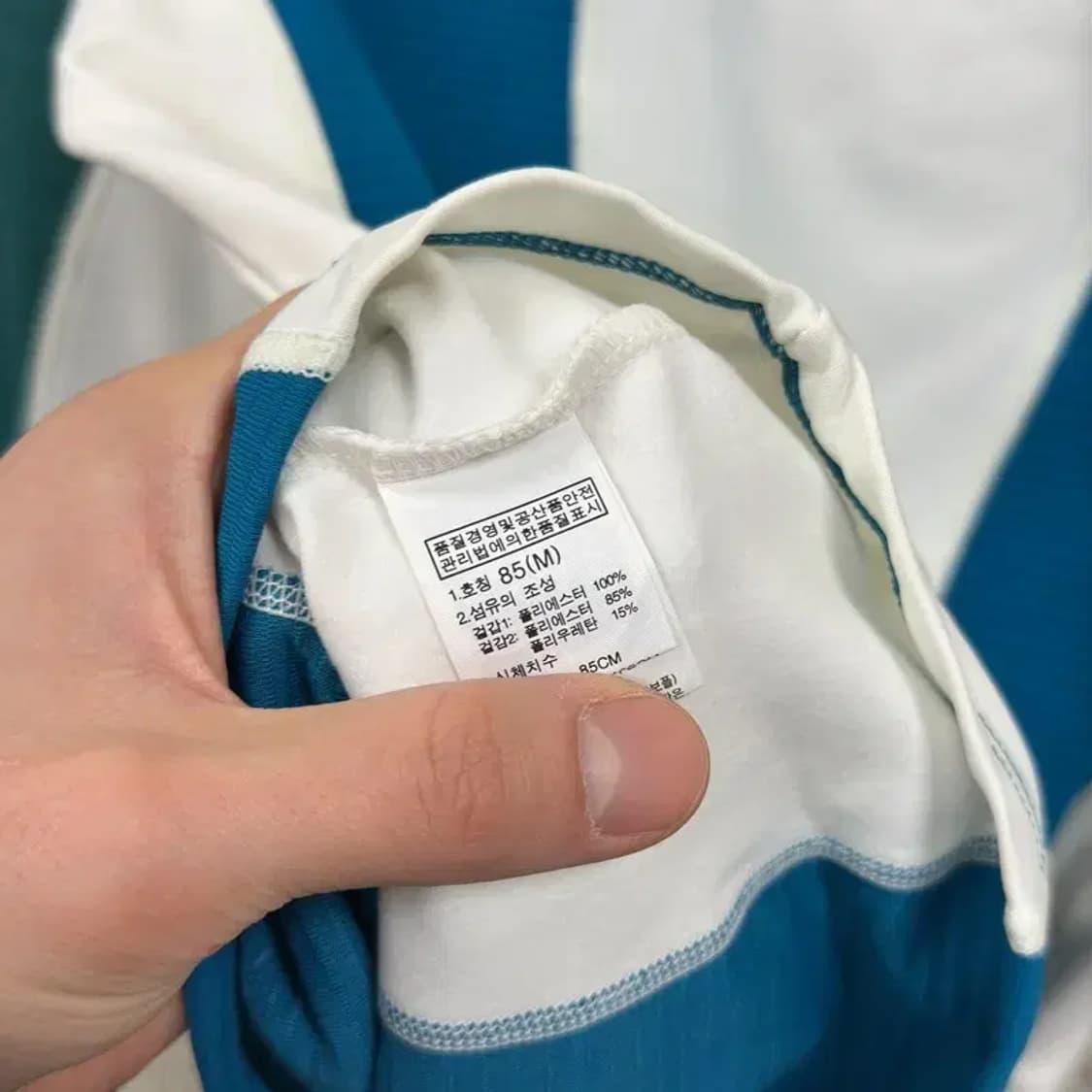 캘빈클라인 아웃도어 자수로고 반집업 긴팔티 85 A03022 상품이미지4