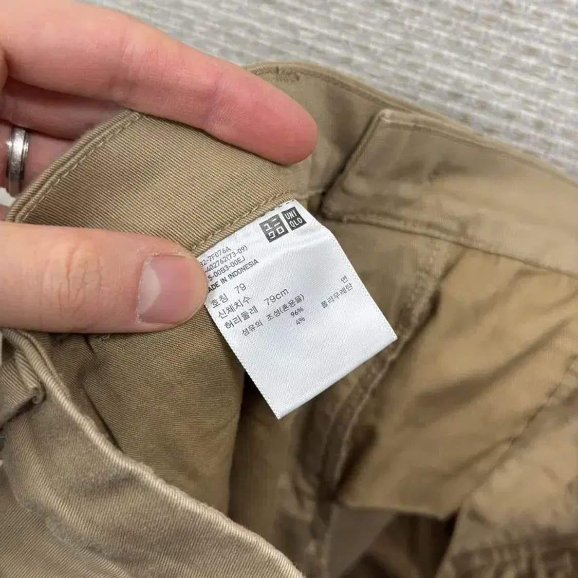 유니클로 캐주얼 코튼팬츠 면바지 79 A03042 상품이미지3