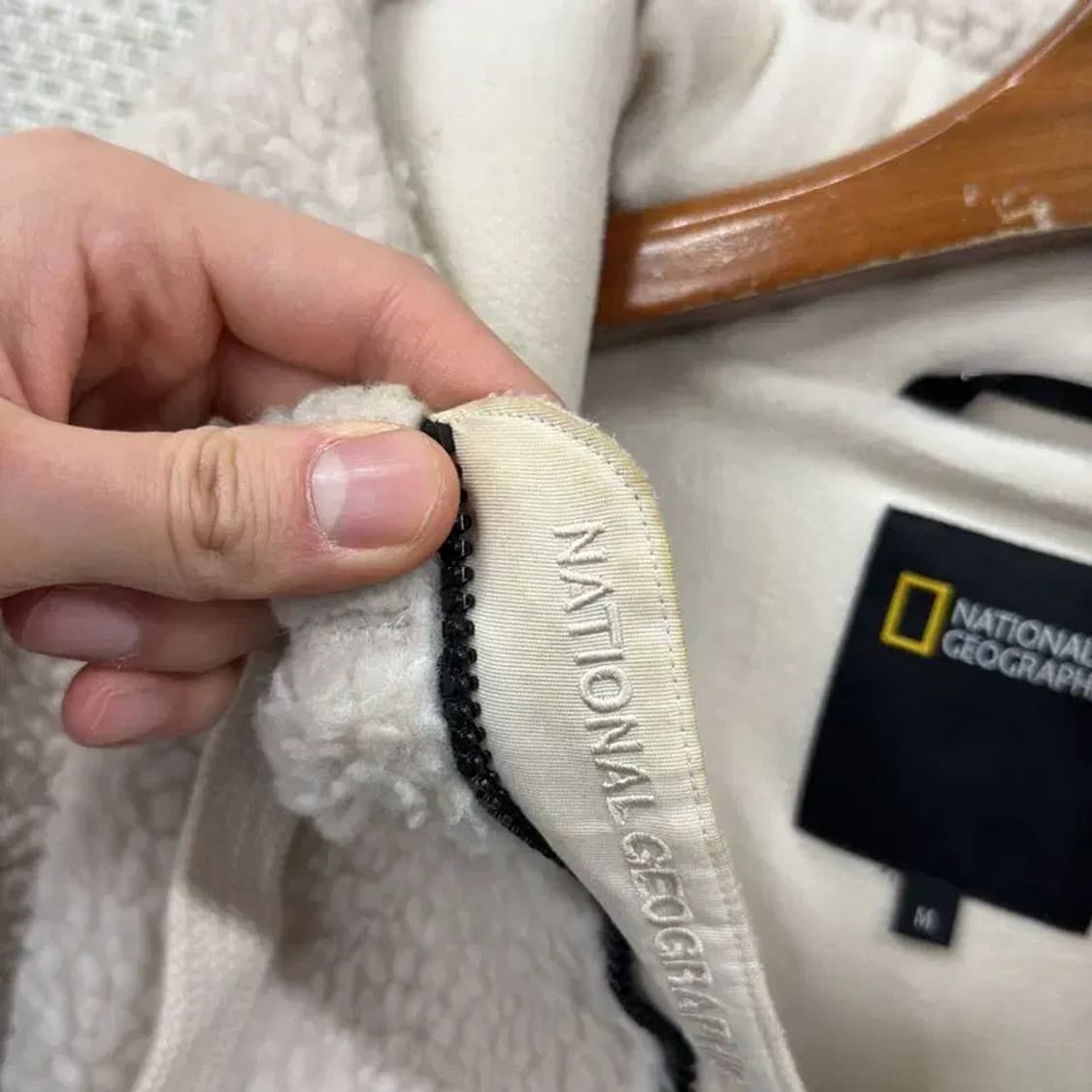 내셔널지오그래픽 와펜 양털 플리스 후리스 후드집업 M A03027 상품이미지8