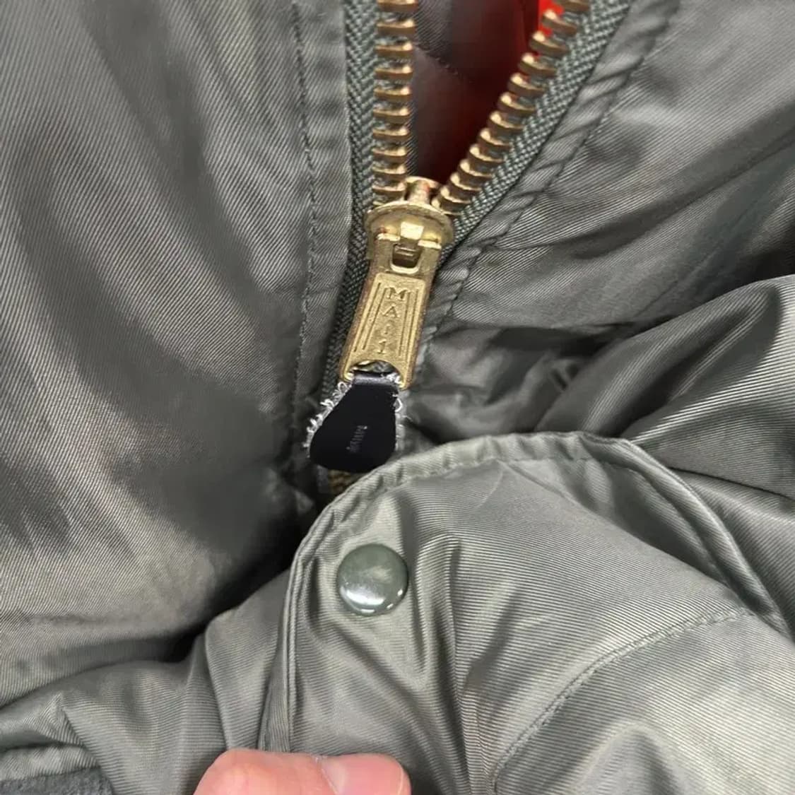 알파인더스트리스 MA-1 리버시블 항공점퍼 자켓 105 A03084 상품이미지6