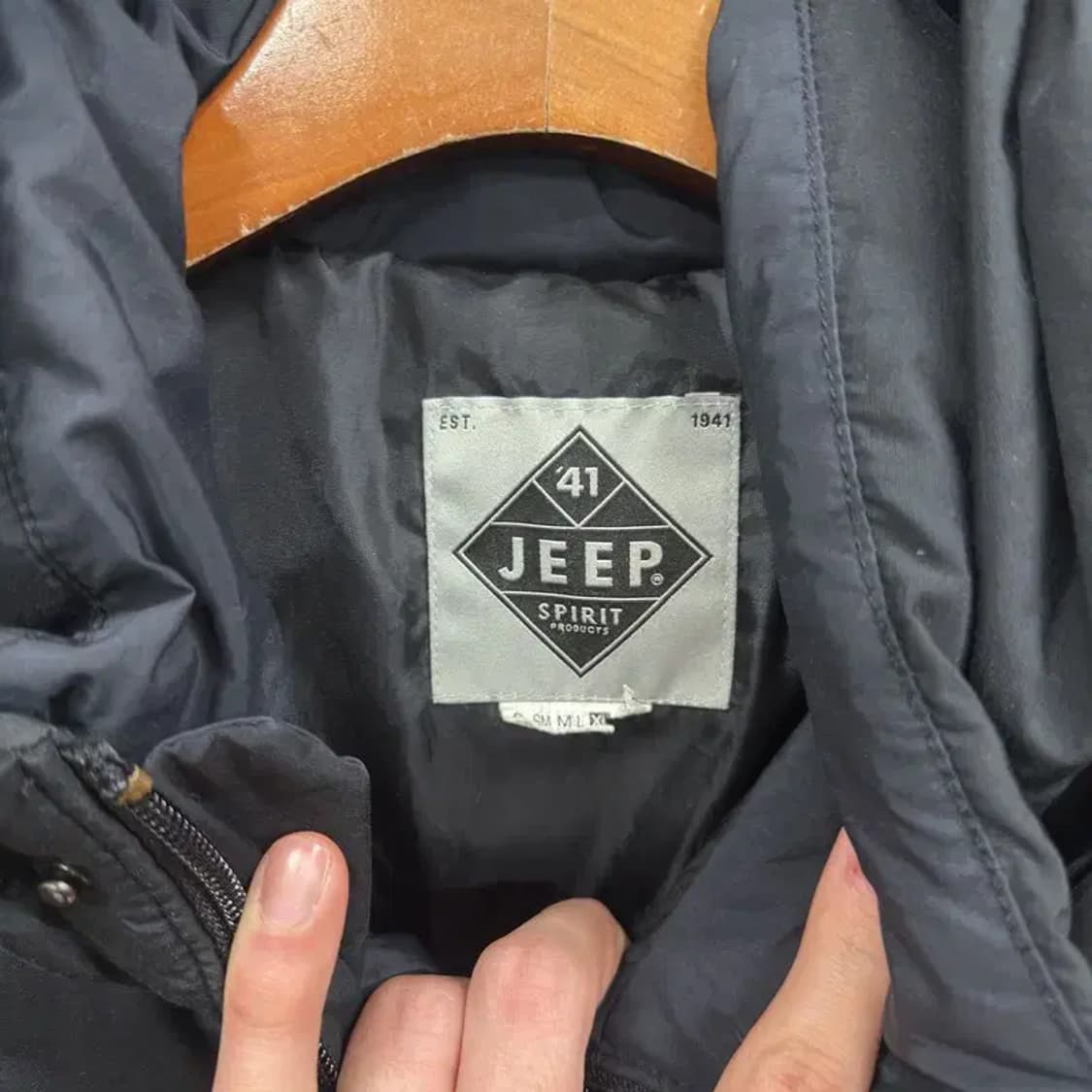 지프 JEEP 캐주얼 오리털 덕다운 패딩 점퍼 XL A03091 상품이미지4