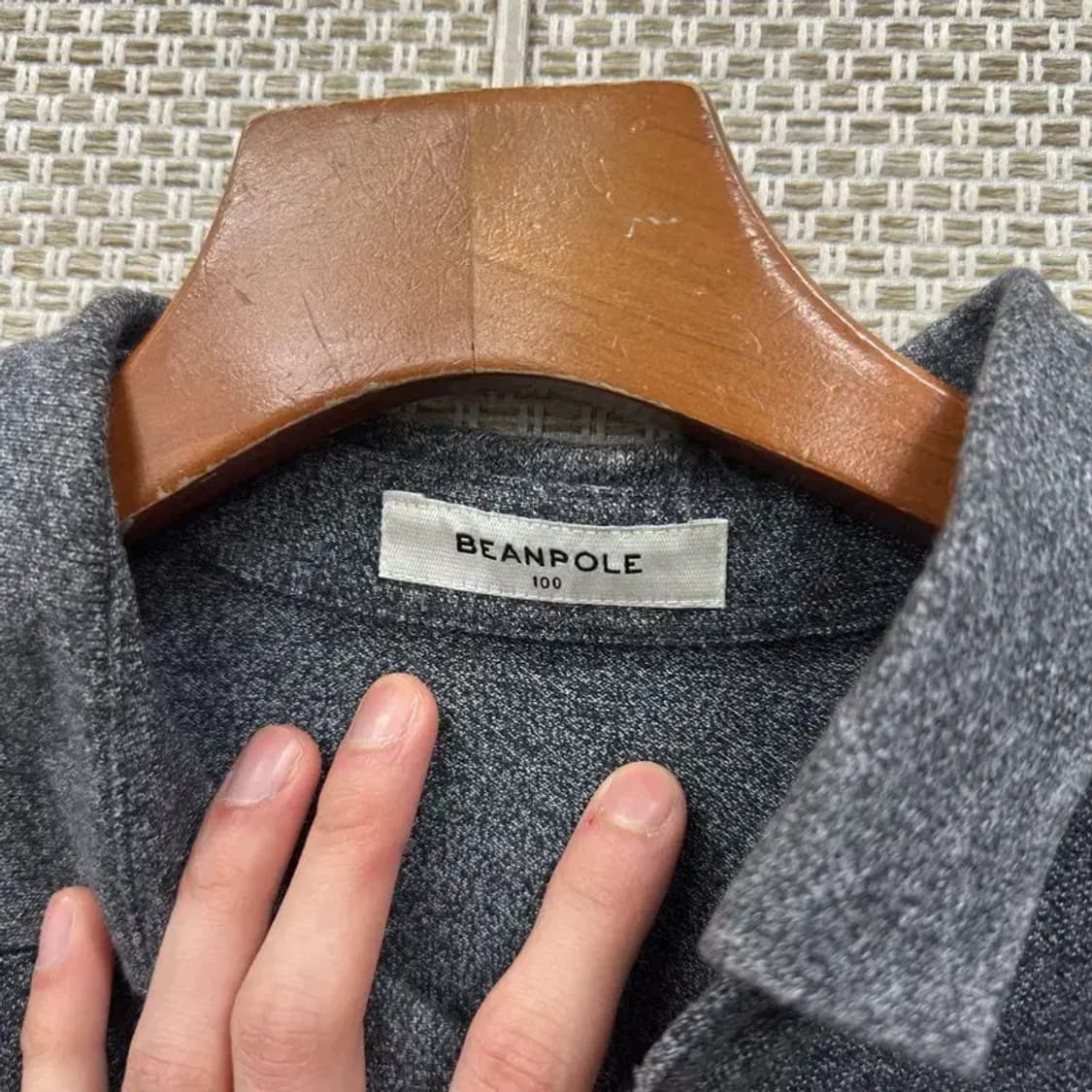 빈폴 캐주얼 자수로고 긴팔카라티 100 A03092 상품이미지3