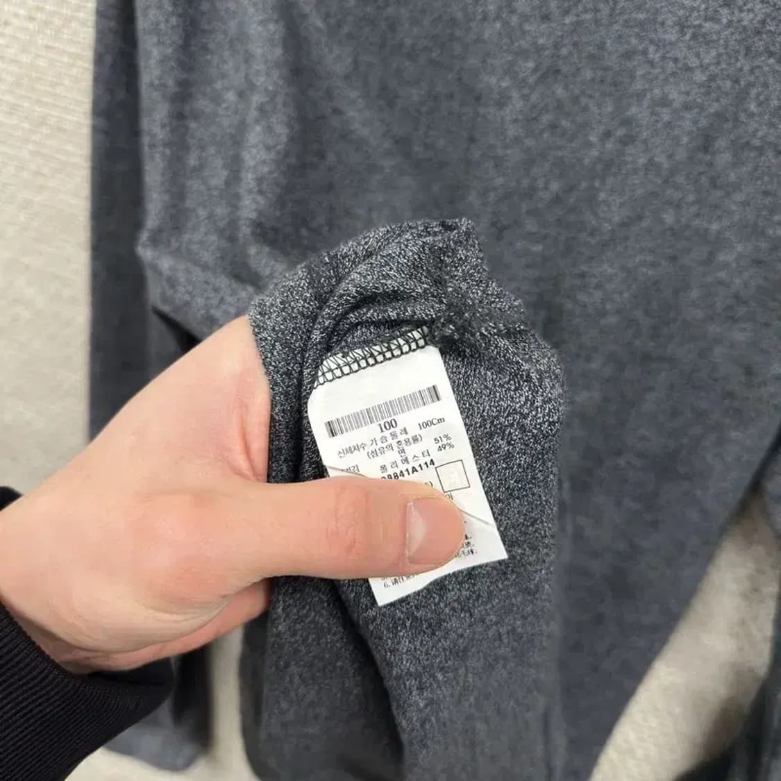 빈폴 캐주얼 자수로고 긴팔카라티 100 A03092 상품이미지4