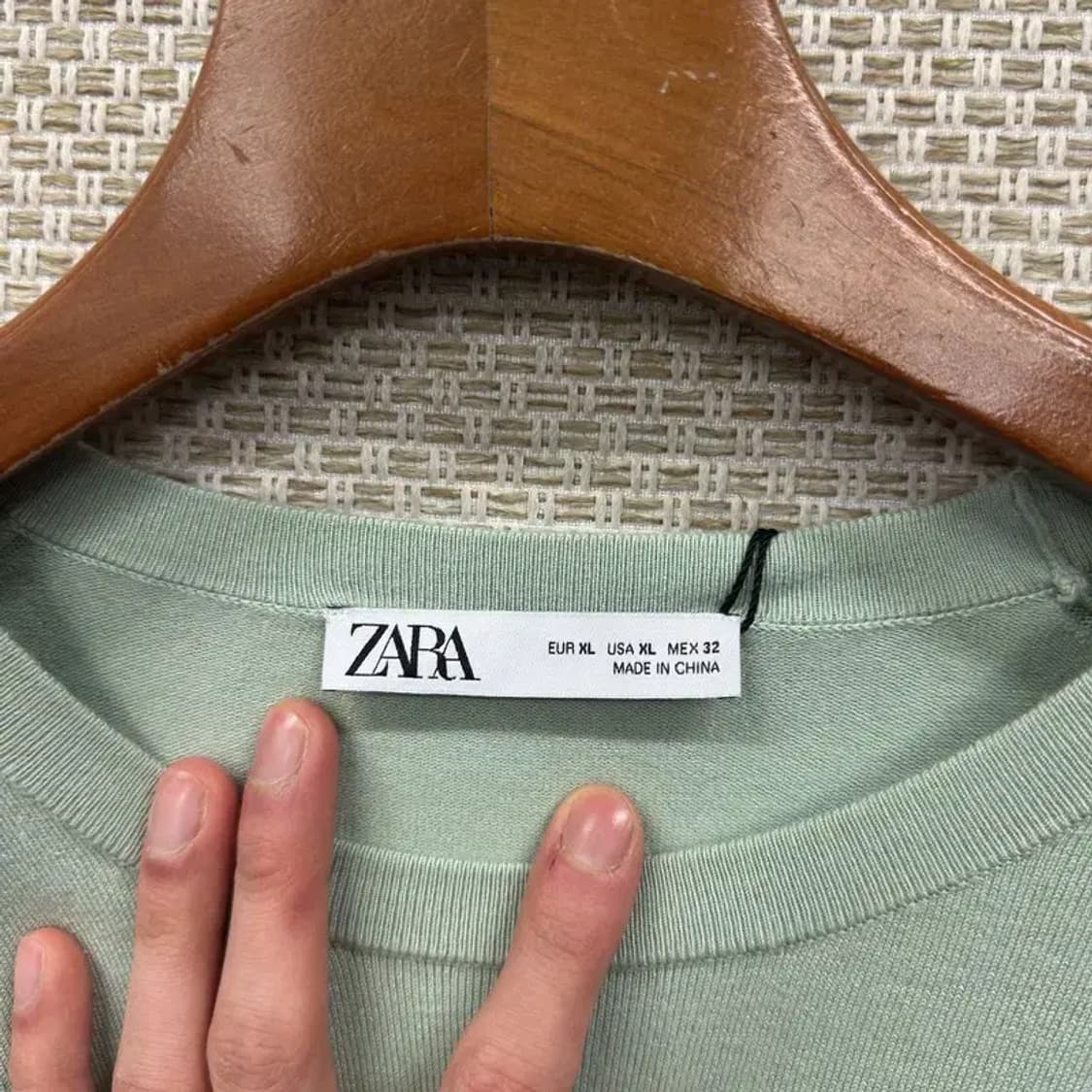 자라 ZARA 캐주얼 비스코스 니트 스웨터 XL A03094 상품이미지3