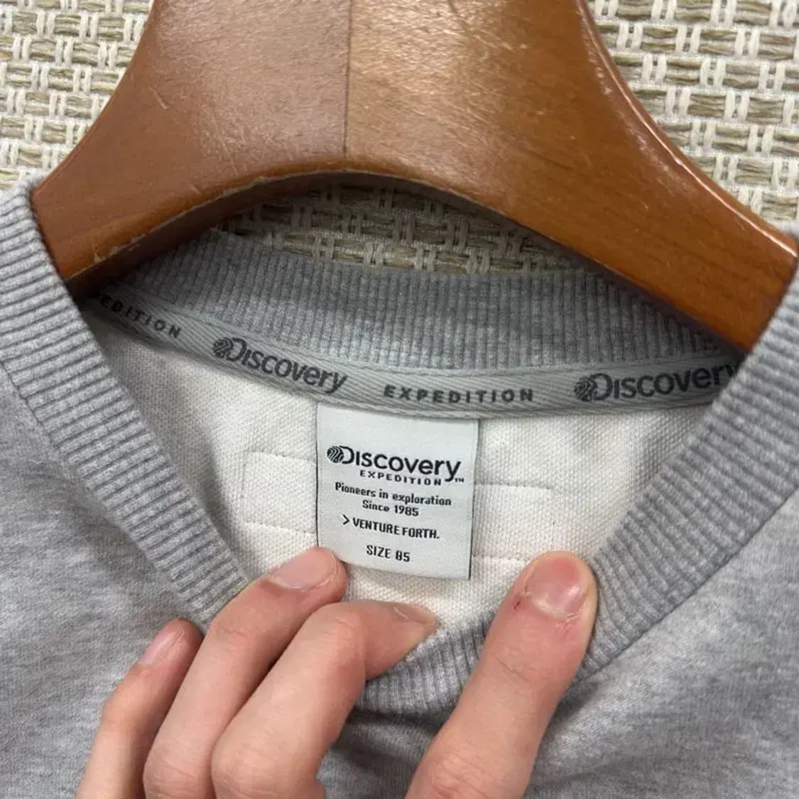 디스커버리 캐주얼 프린팅로고 스웻셔츠 맨투맨 85 A03112 상품이미지3