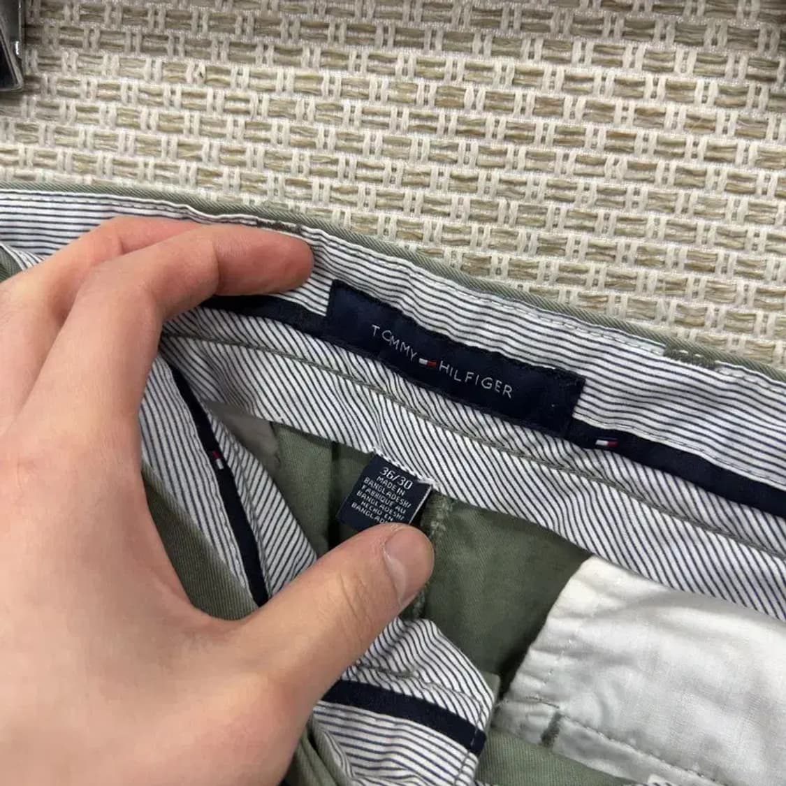 타미힐피거 캐주얼 코튼팬츠 면바지 36인치 A03115 상품이미지3