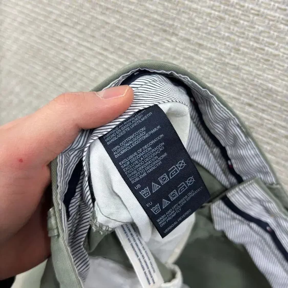 타미힐피거 캐주얼 코튼팬츠 면바지 36인치 A03115 상품이미지4