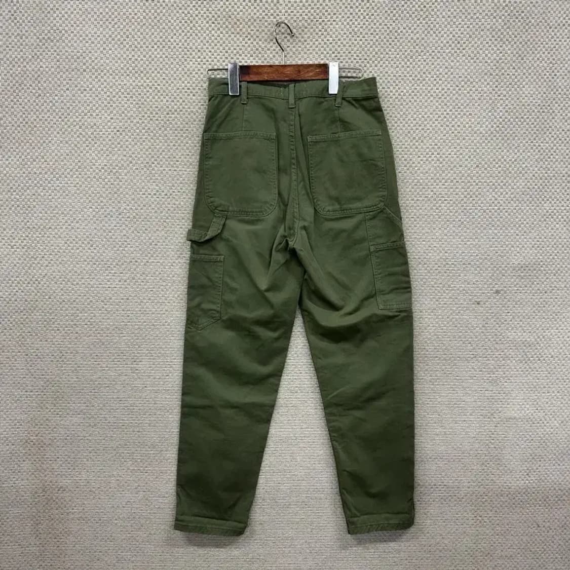 자라 ZARA 캐주얼 카펜터 그린 데님 바지 26인치 A03117 상품이미지2