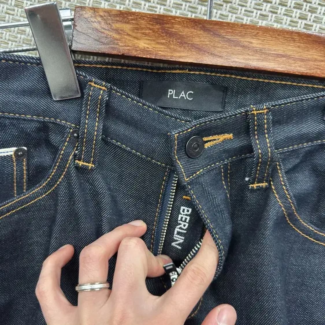 플랙진 베를린 생지 데님 청바지 32인치 A03121 상품이미지4