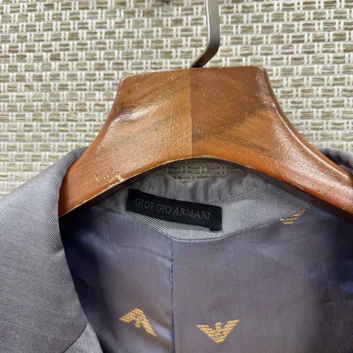 조르지오 아르마니 올드스쿨 울 블레이저 자켓 50 A03085 상품이미지3