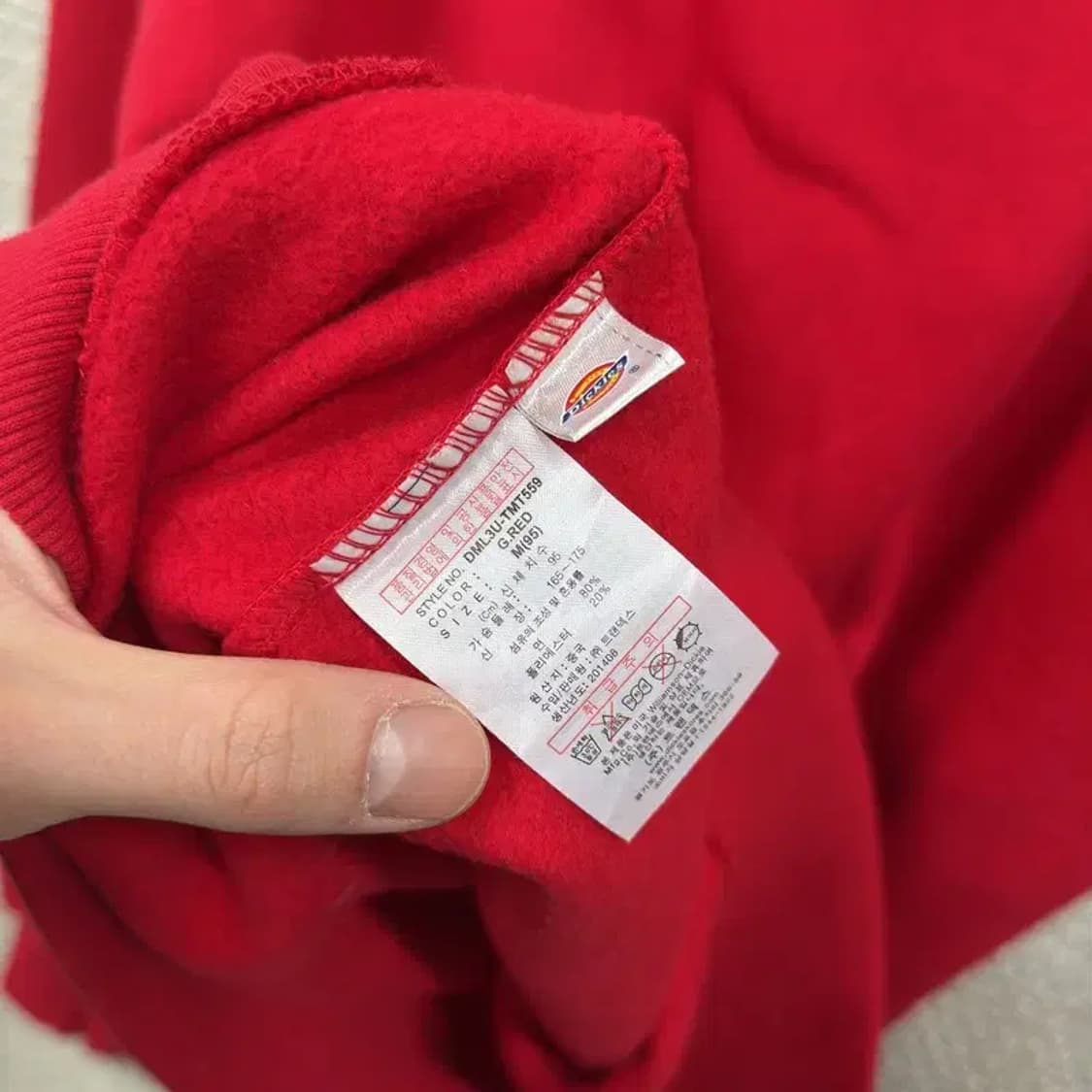 디키즈 캐주얼 빅프린팅로고 기모 스웻셔츠 맨투맨 M A03098 상품이미지4