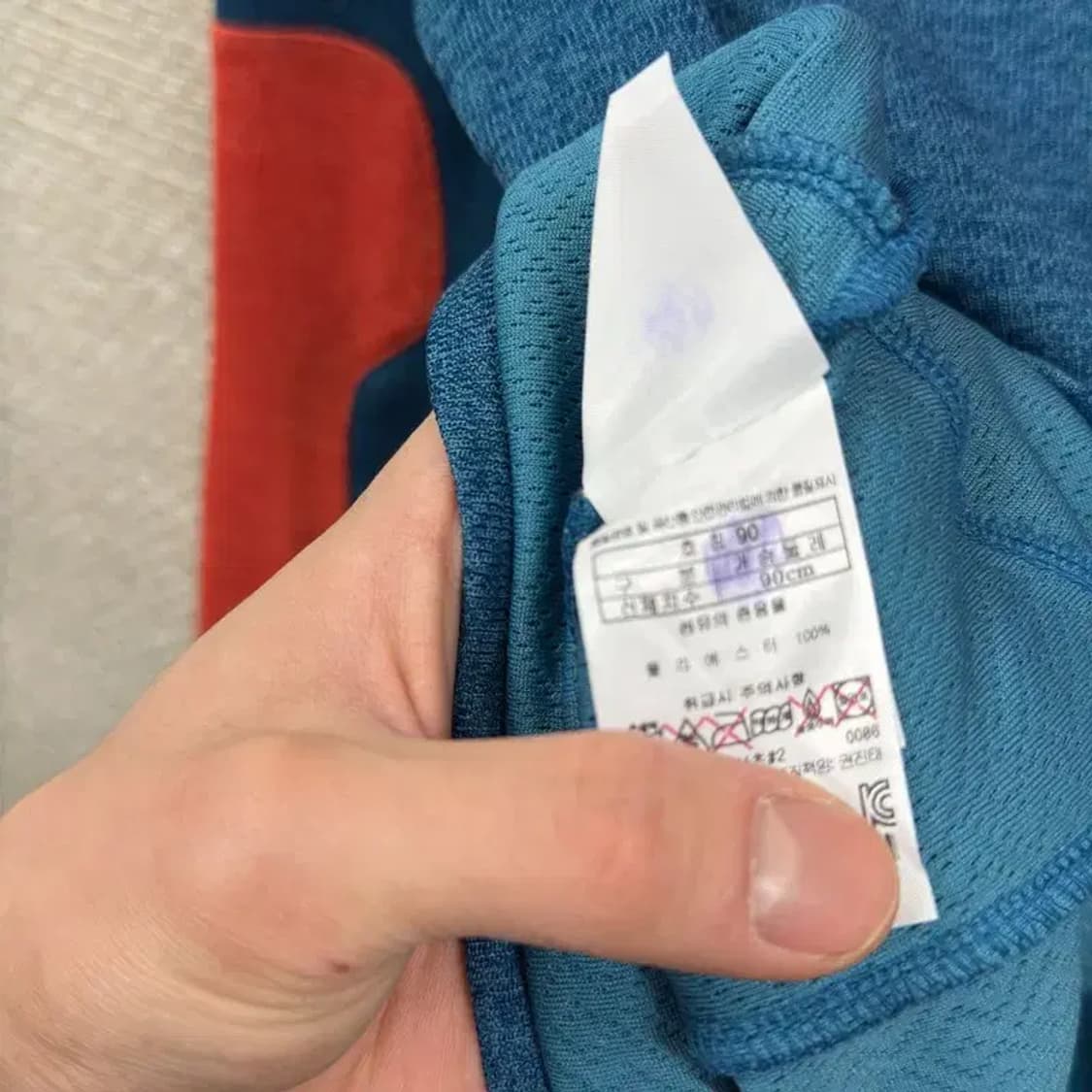 블랙야크 아웃도어 자수로고 반집업 긴팔티 90 A03107 상품이미지4