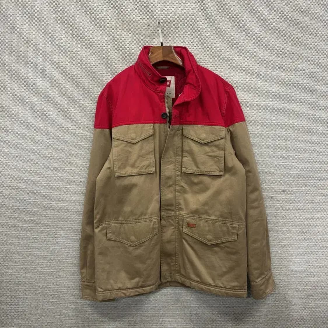 리바이스 캐주얼 배색 누빔 사파리 자켓 M A03097 상품이미지1