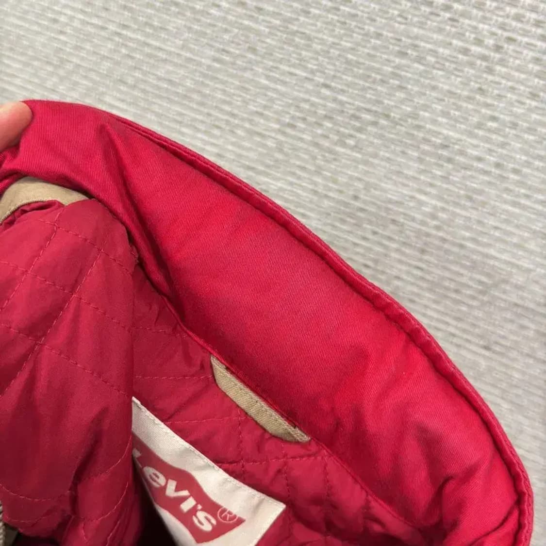 리바이스 캐주얼 배색 누빔 사파리 자켓 M A03097 상품이미지5