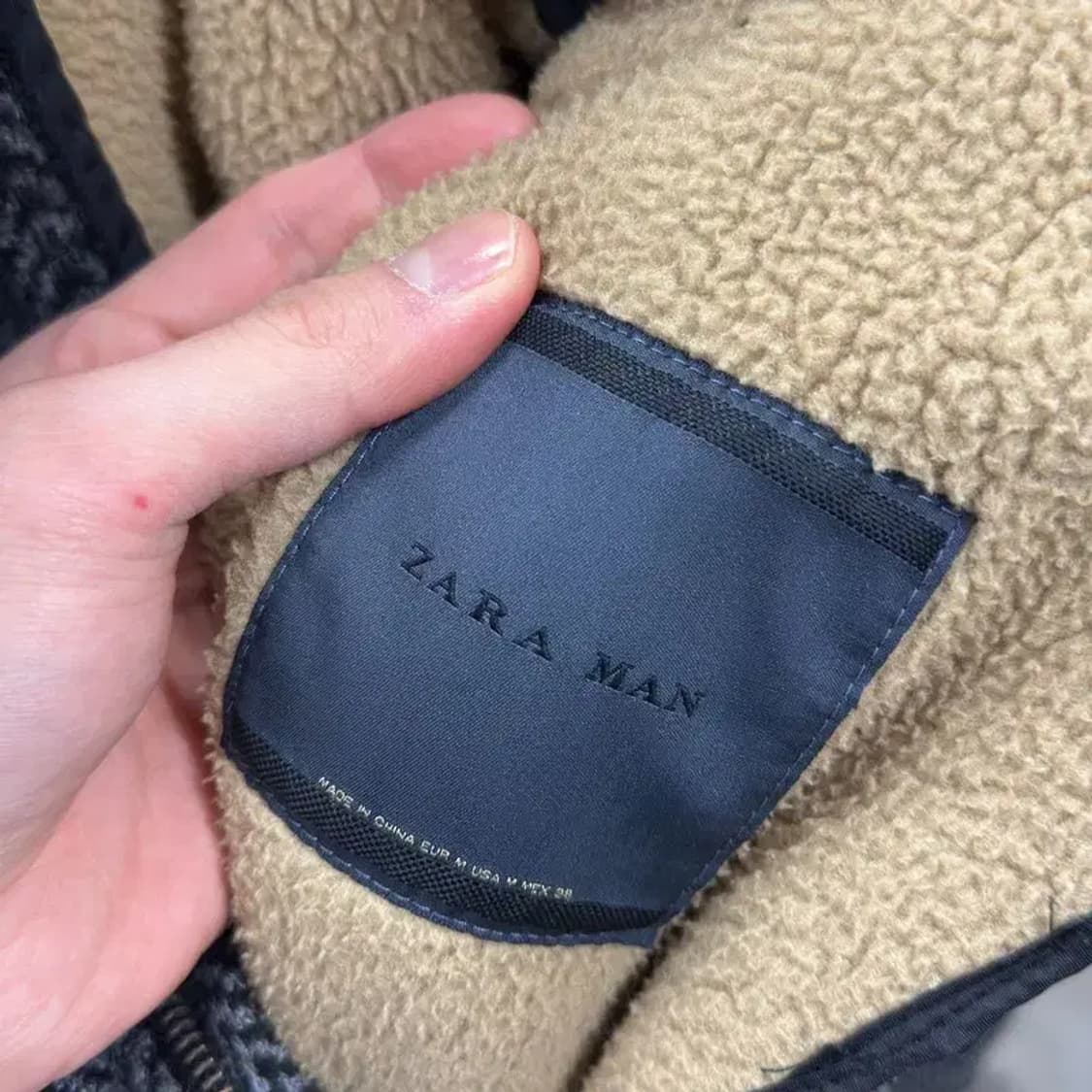 자라 ZARA 캐주얼 양털내피 자켓 M A03099 상품이미지3