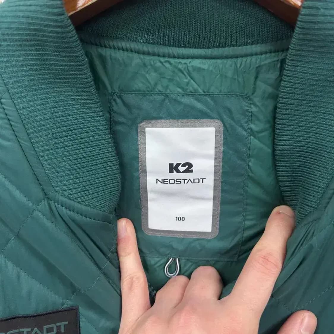 K2 아웃도어 캐주얼 퀄팅 블루종 자켓 100 A03165 상품이미지3