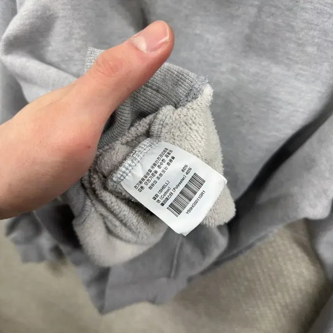 예일 캐주얼 빅로고 약기모 후드티 S A03178 상품이미지4