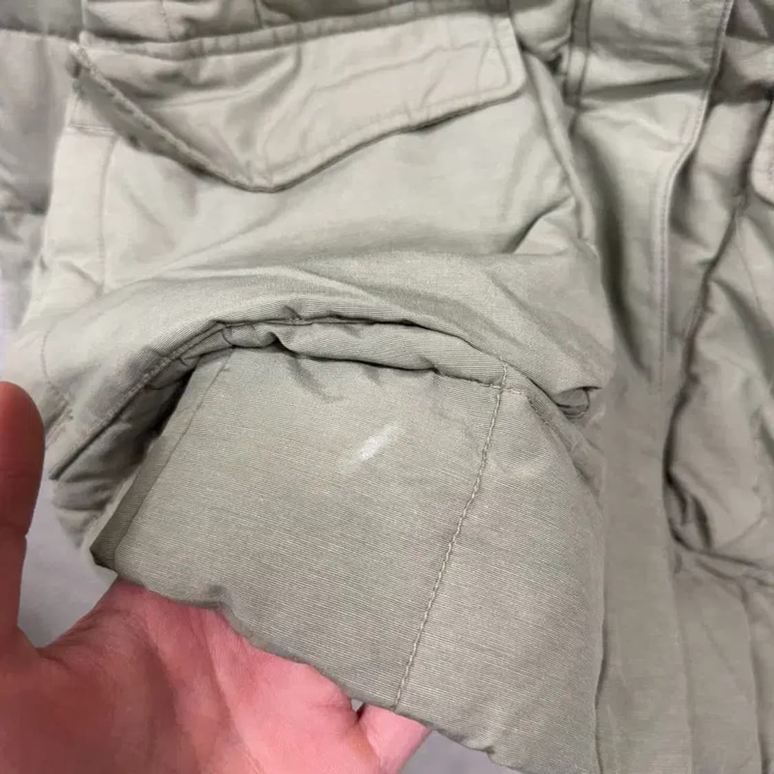 헤지스 캐주얼 오리털 덕다운 패딩 점퍼 M A03184 상품이미지5