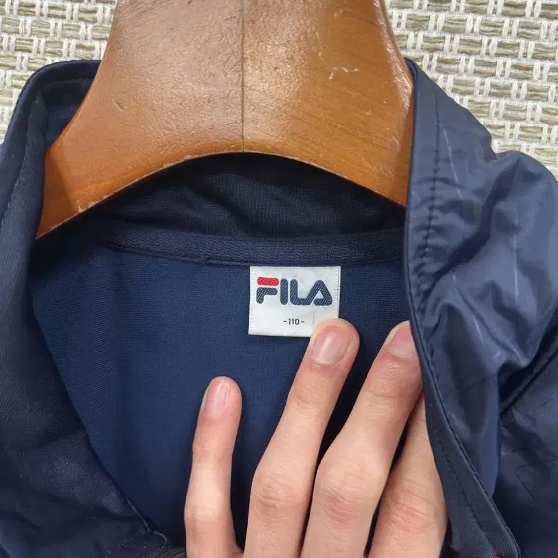 필라 캐주얼 자수로고 트랙탑 져지 집업 110 A03171 상품이미지3