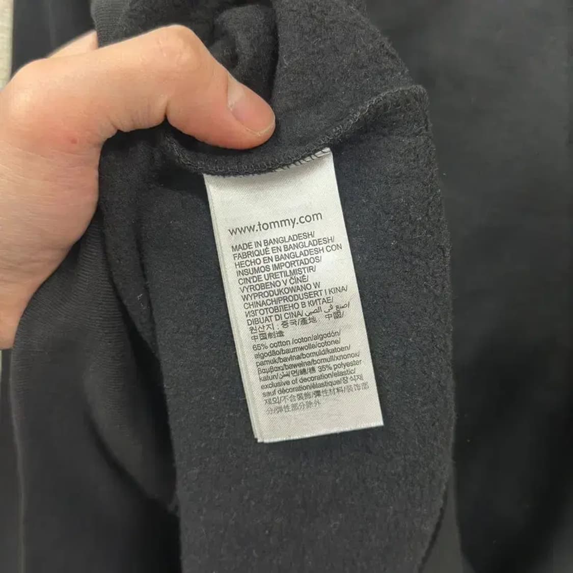 타미힐피거 캐주얼 빅프린팅로고 약기모 스웻셔츠 맨투맨 L A03170 상품이미지4