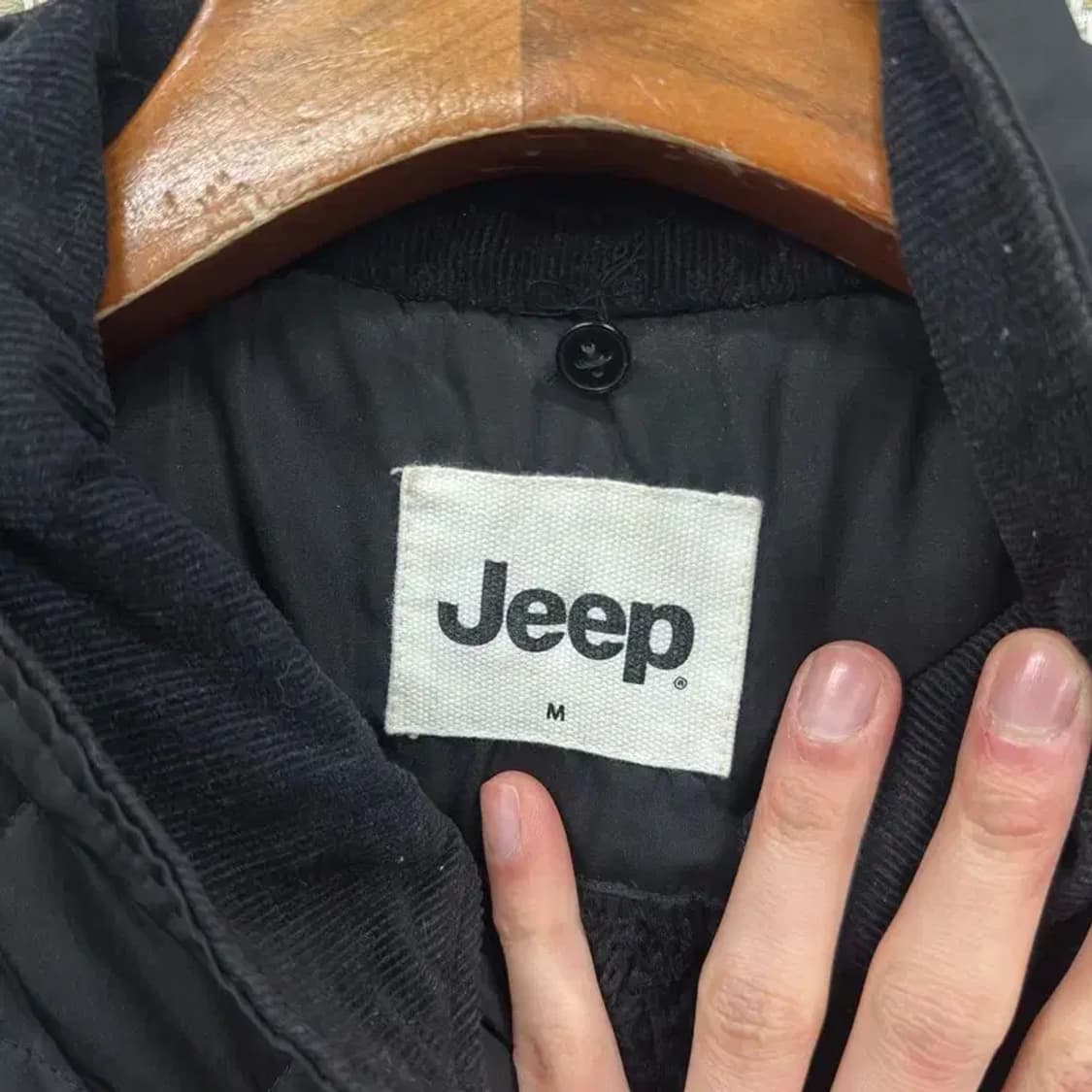 지프 JEEP 캐주얼 자수로고 퀄팅 패딩 자켓 M A03188 상품이미지3