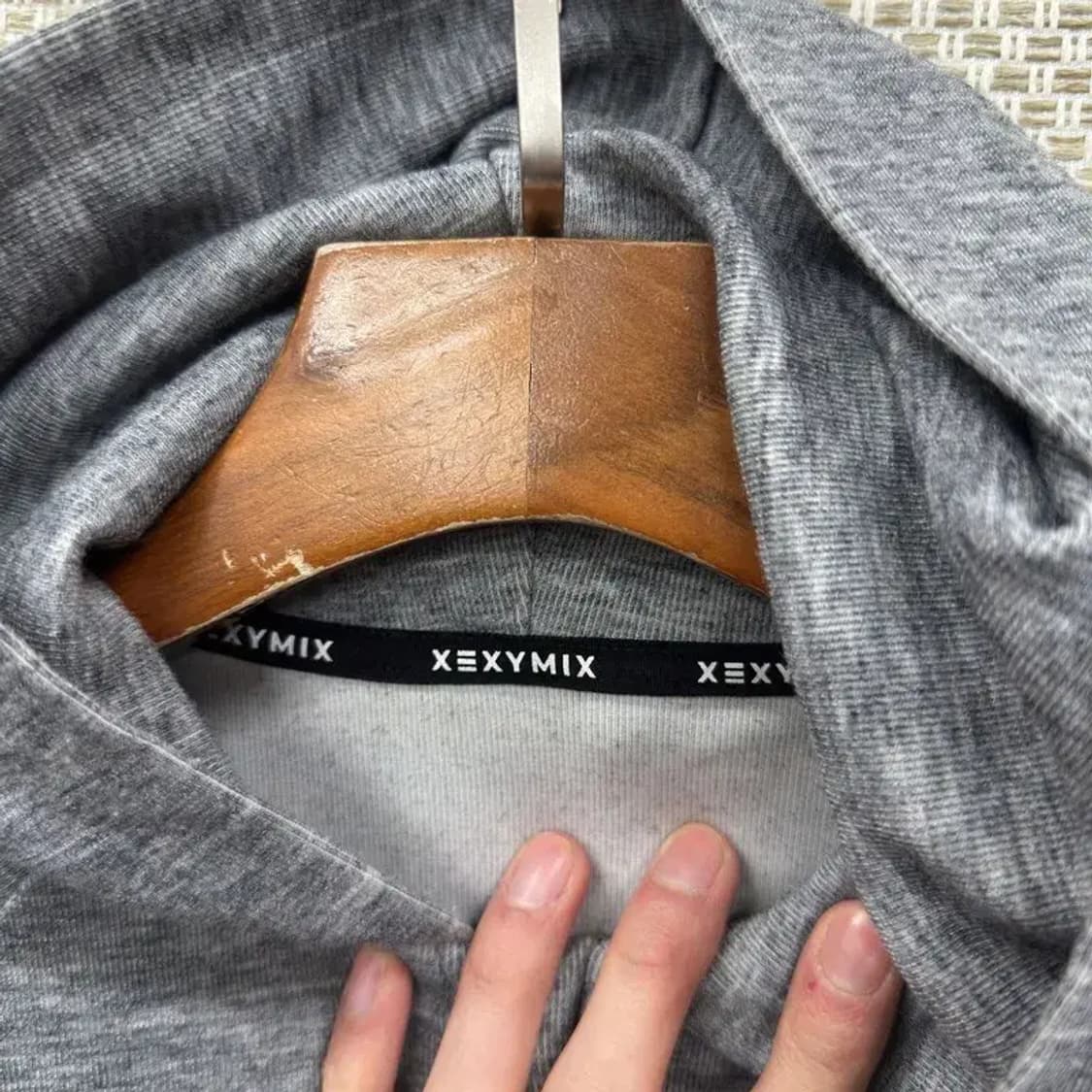 젝시믹스 캐주얼 사이드로고 크롭 후드집업 M A03180 상품이미지3