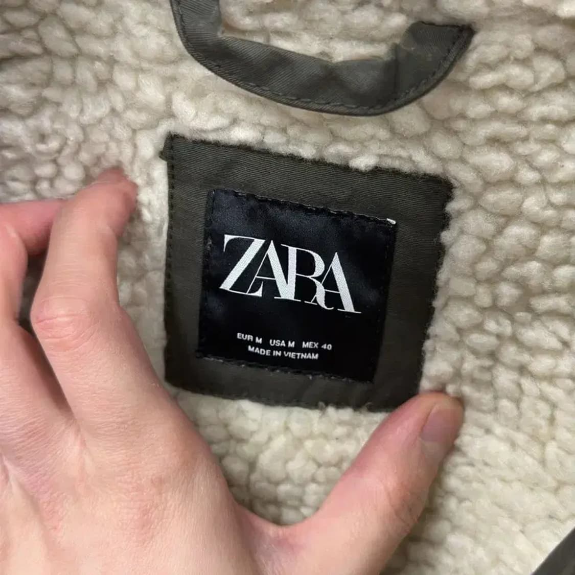 자라 ZARA 캐주얼 양털 야상 자켓 M A03183 상품이미지3