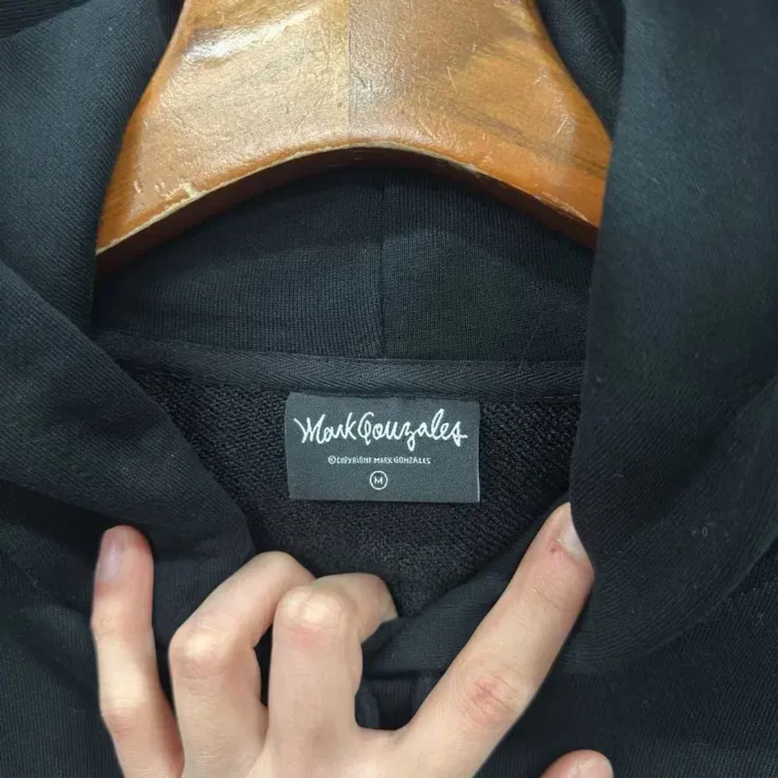 마크곤잘레스 캐주얼 빅프린팅로고 후드티 M A03189 상품이미지3