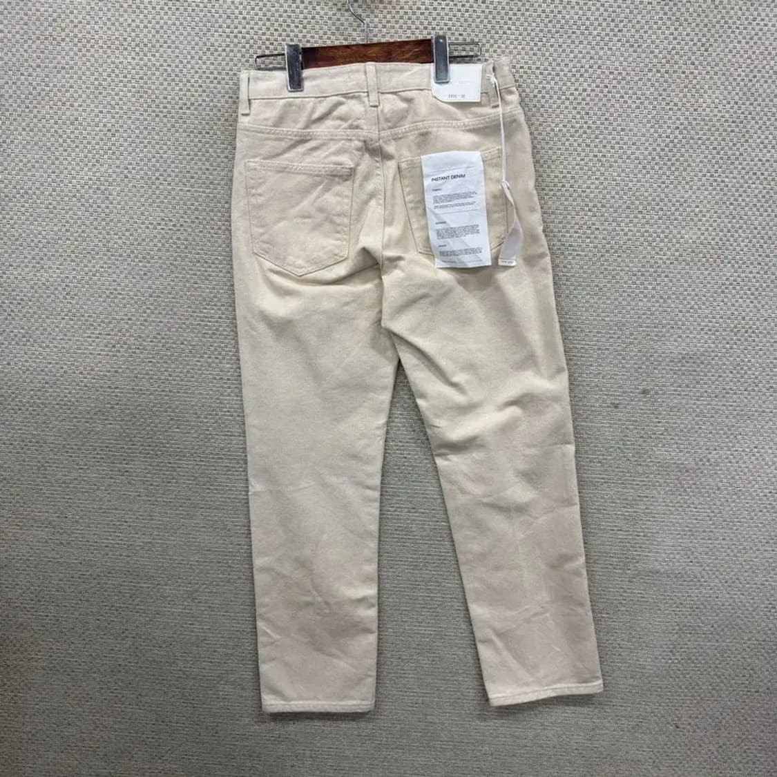 인스턴트데님 캐주얼 크림진 데님 청바지 30인치 A03199 상품이미지2