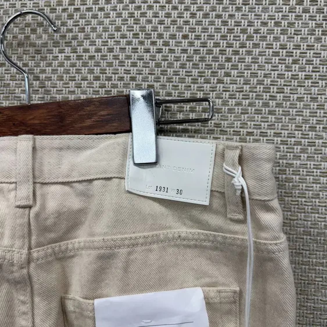 인스턴트데님 캐주얼 크림진 데님 청바지 30인치 A03199 상품이미지3