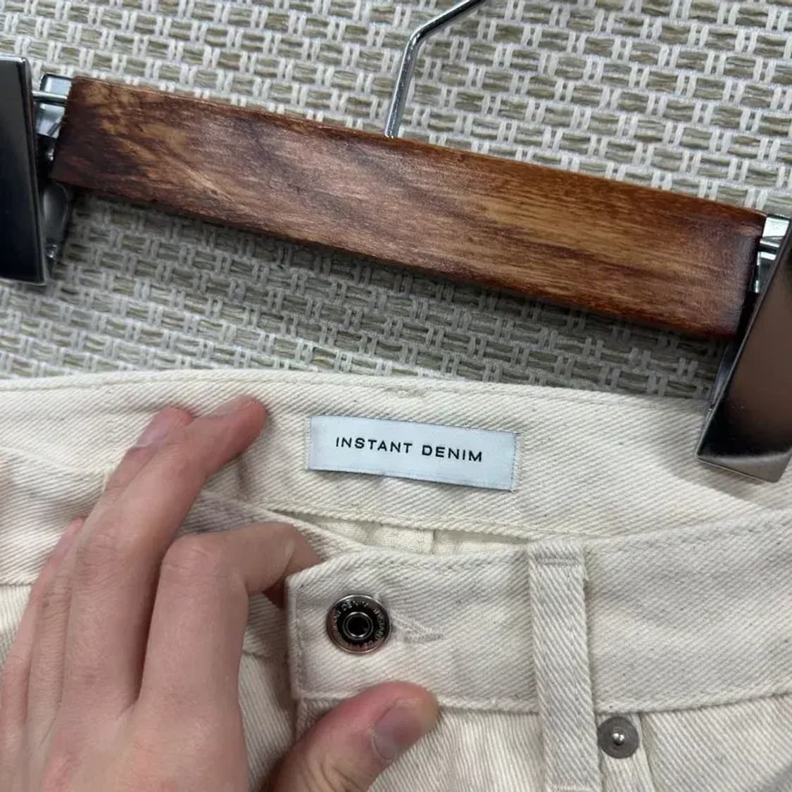 인스턴트데님 캐주얼 크림진 데님 청바지 30인치 A03199 상품이미지4