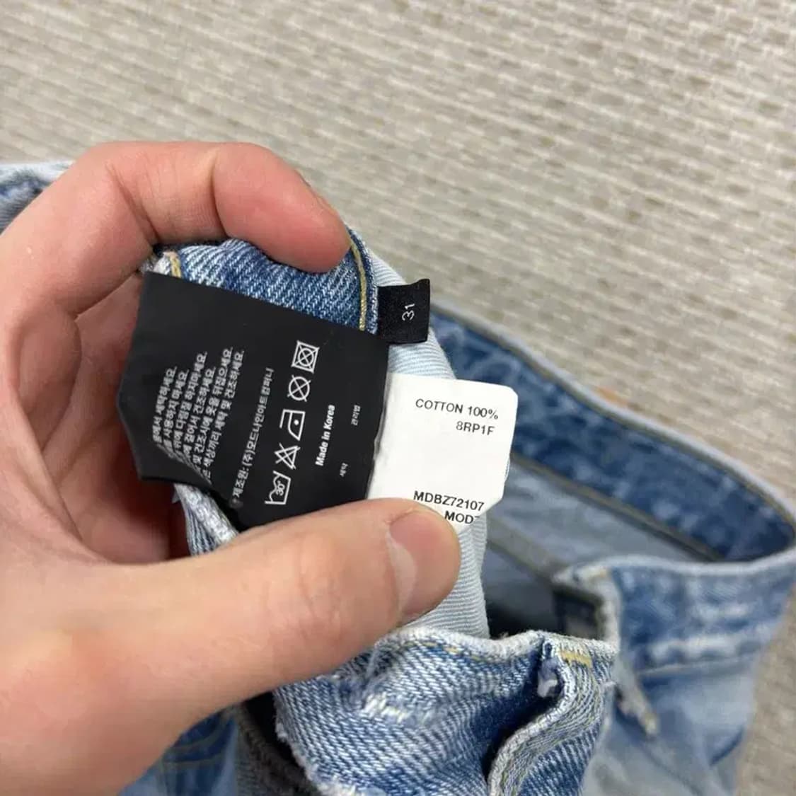 모드나인 캐주얼 데님 청바지 31인치 A03201 상품이미지5