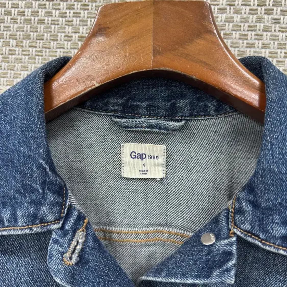 갭 GAP 캐주얼 데님 청자켓 S A03244 상품이미지3