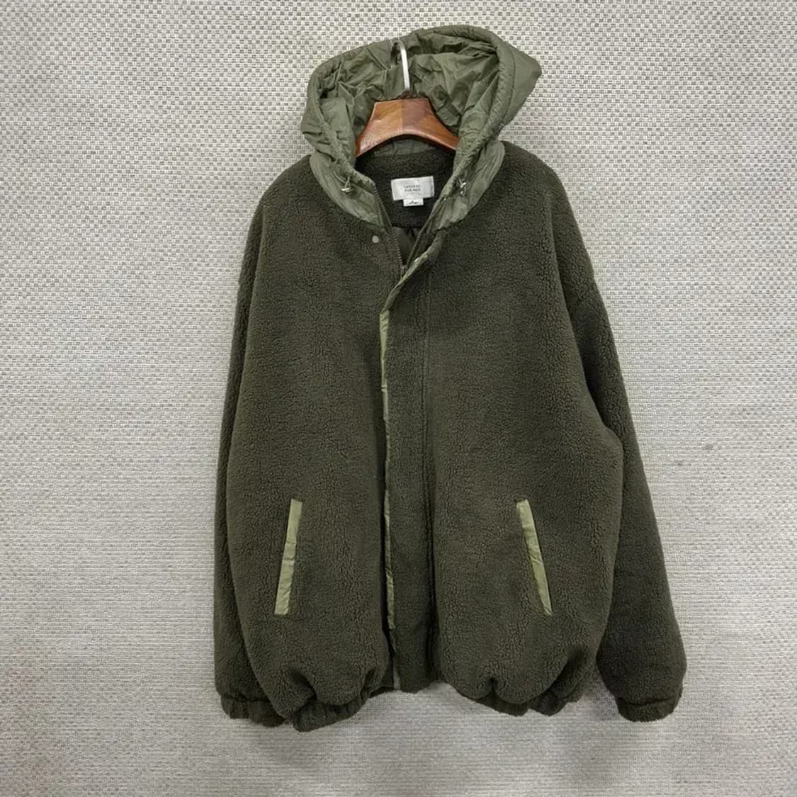 라퍼지스토어 캐주얼 양털 플리스 후리스 후드집업 L A03246 상품이미지1