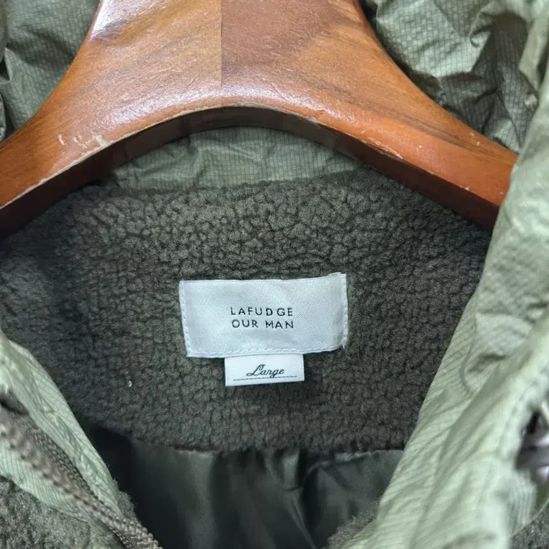 라퍼지스토어 캐주얼 양털 플리스 후리스 후드집업 L A03246 상품이미지3