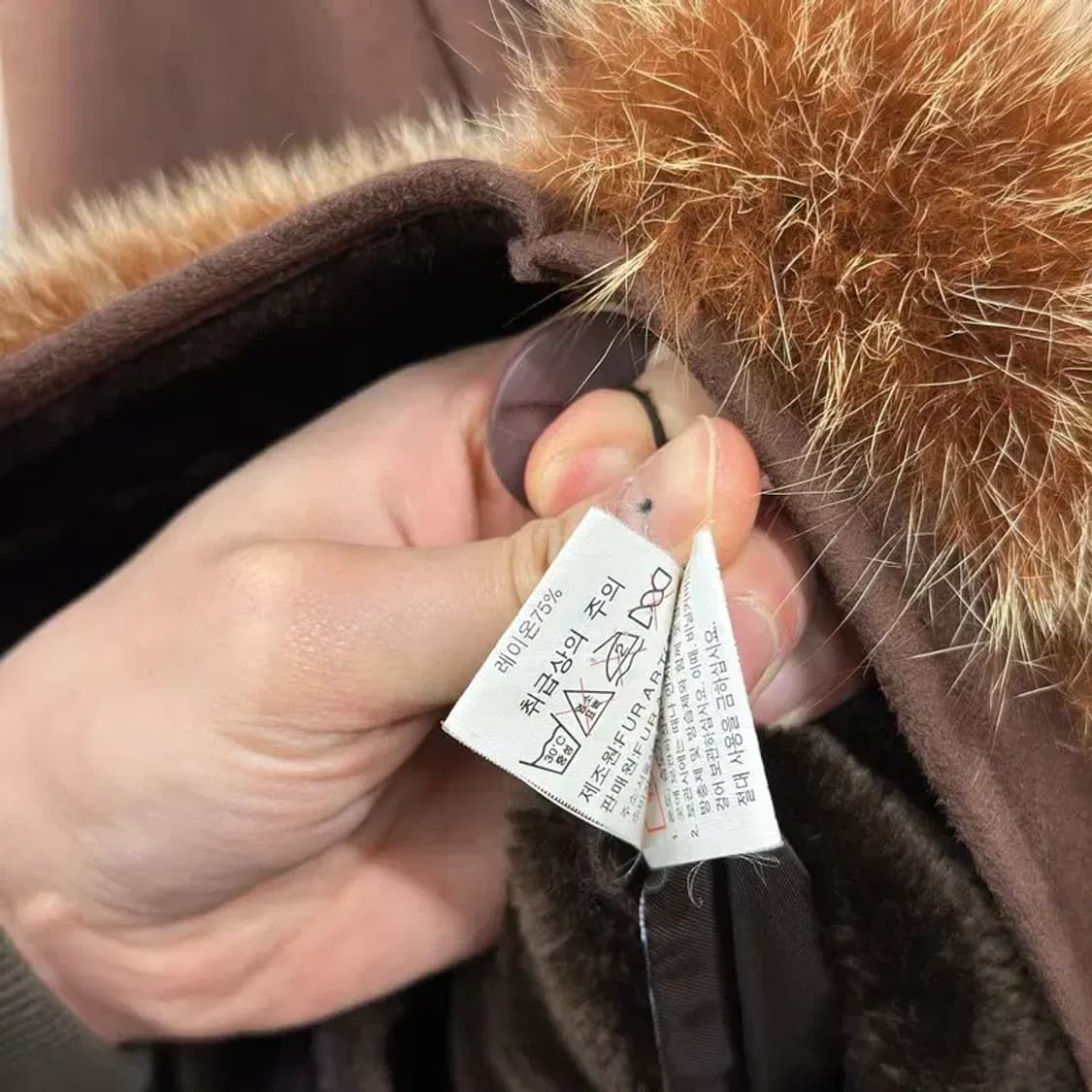 NEOZEO 빈티지 퍼 무스탕 털 코트 66 A03252 상품이미지5