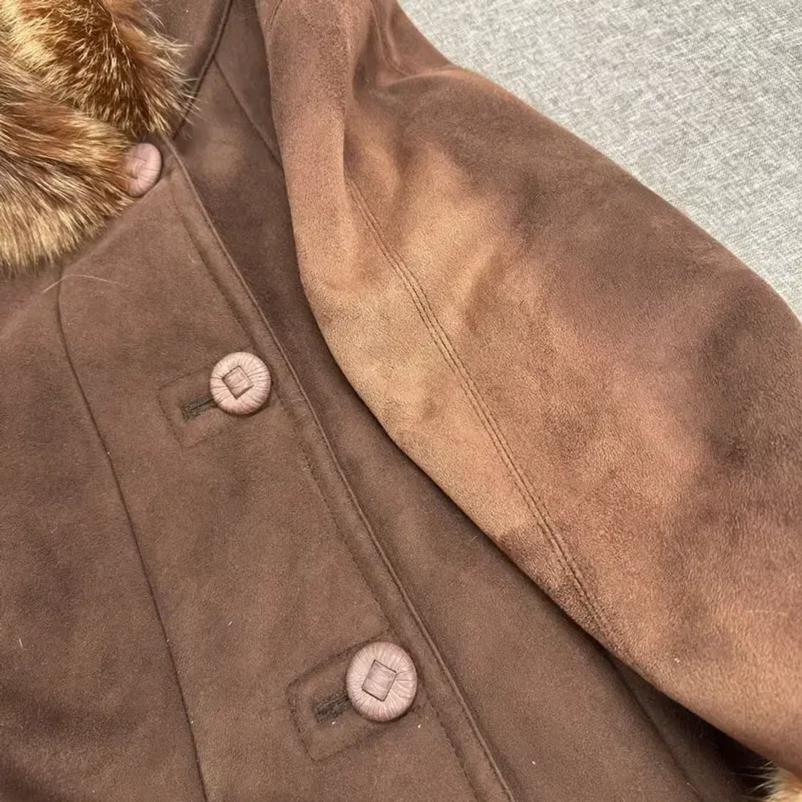 NEOZEO 빈티지 퍼 무스탕 털 코트 66 A03252 상품이미지6