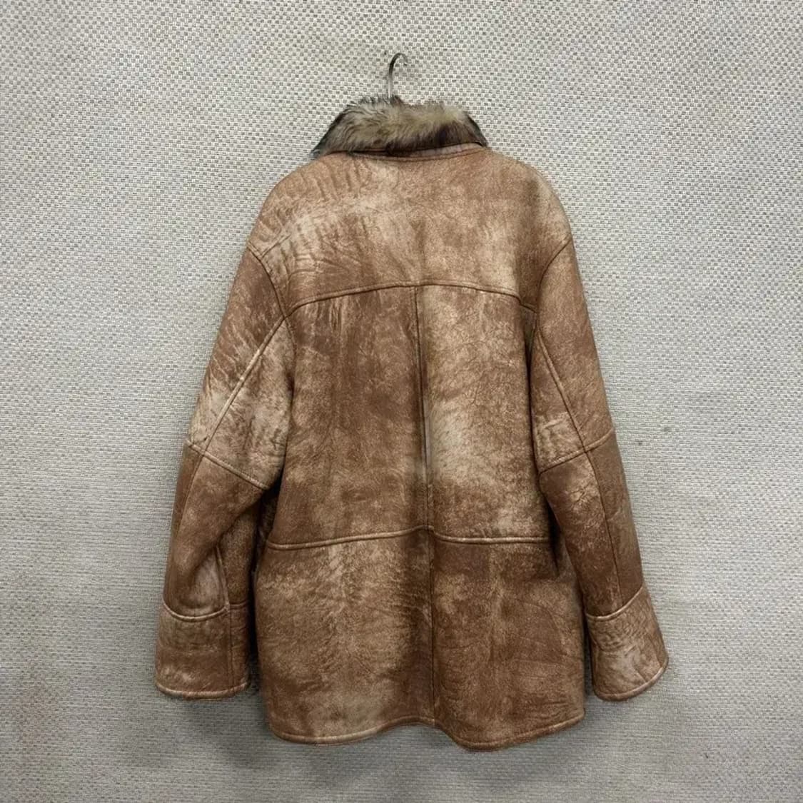 잭니클라무 빈티지 90s 올드스쿨 양가죽 털 코트 105 A03253 상품이미지2