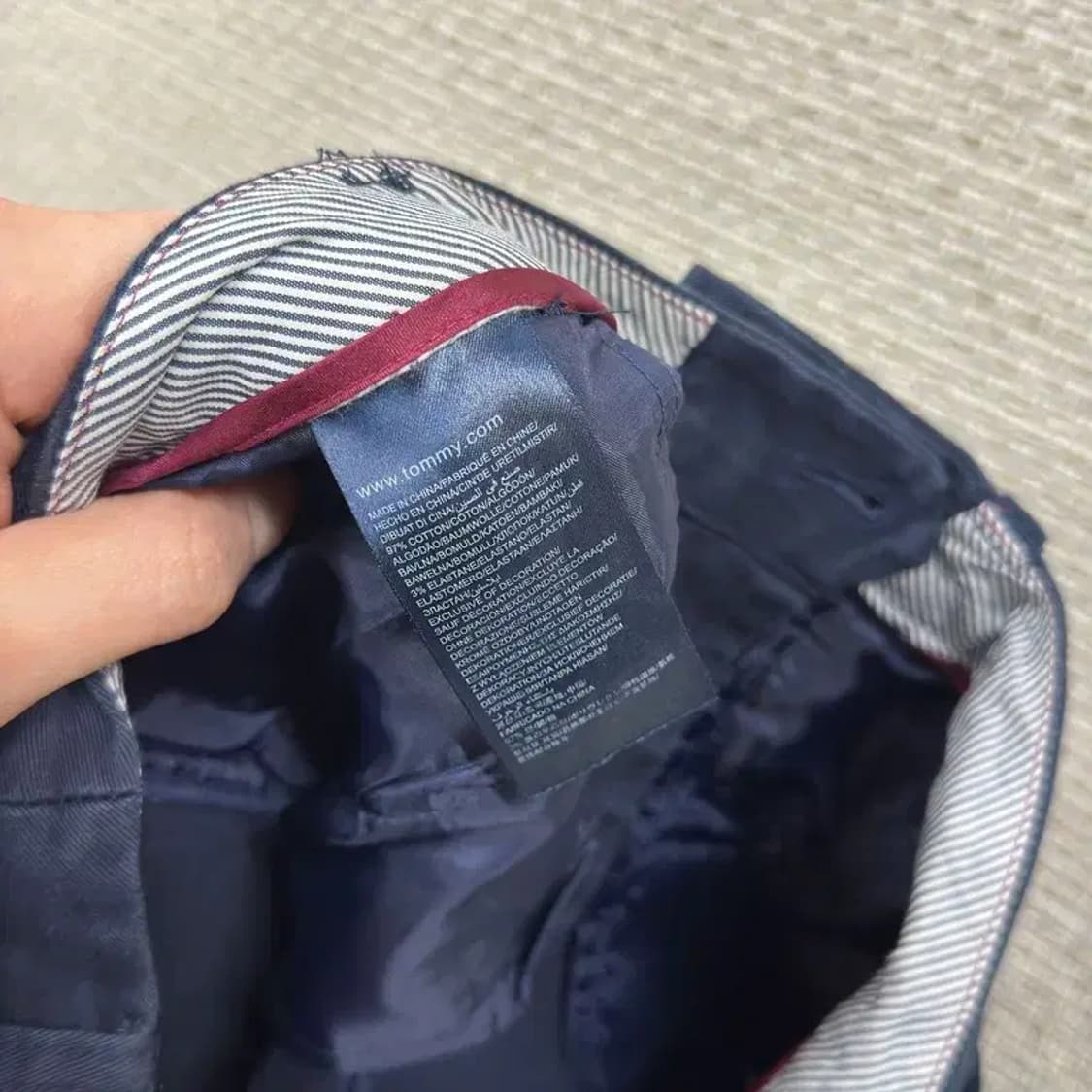 타미힐피거 캐주얼 코튼팬츠 면바지 28인치 A03276 상품이미지4